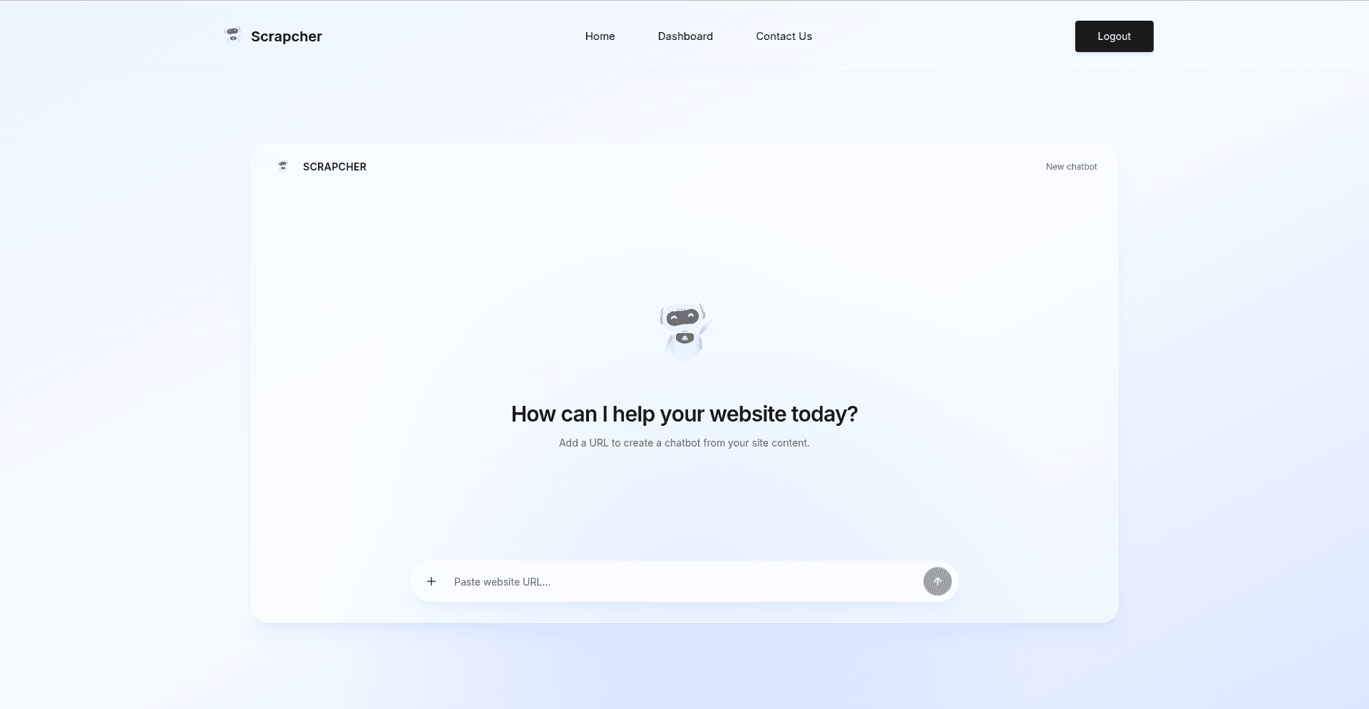 Scrapcher project interface