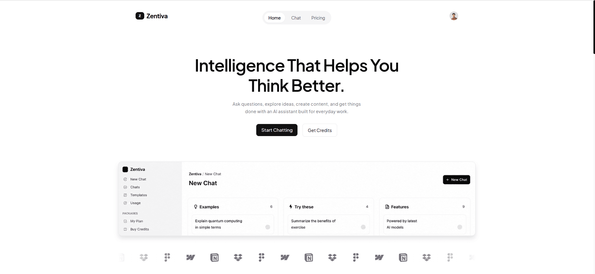 Zentiva project interface